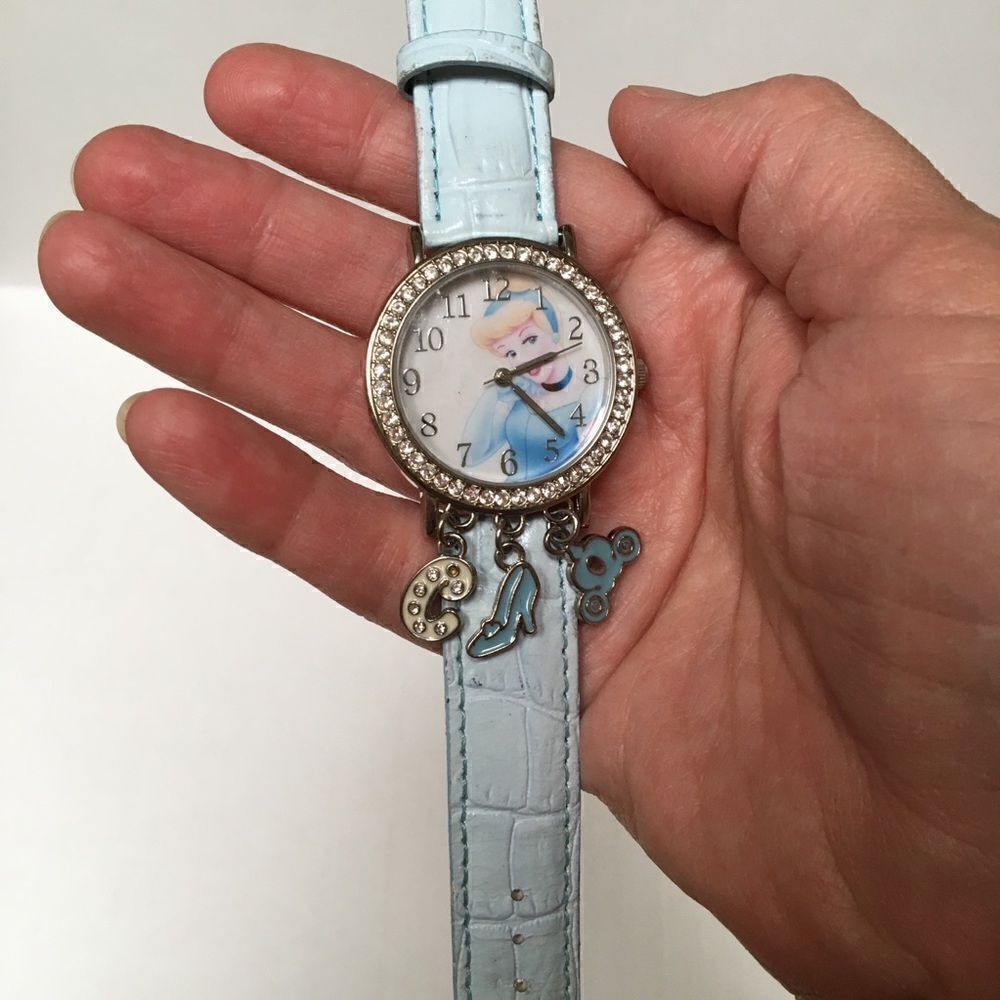 Disney Cinderella leather charm watch